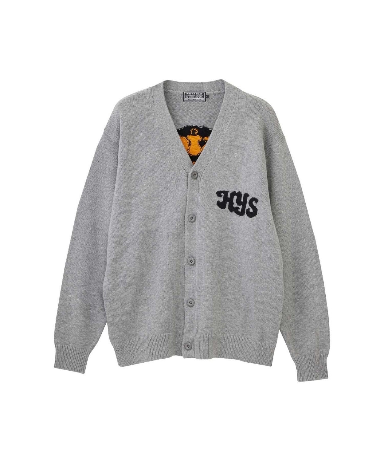 HYSTERIC GLAMOUR AFRO GIRL編込 カーディガン