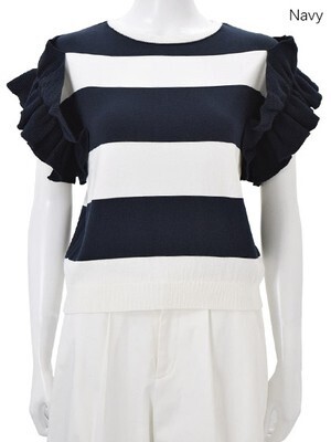 Chesty Washable Frill Knit