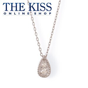 THE KISS 【K-N1807WG】THE KISS sweets / K10ホワイトゴールド ダイヤモンド レディース ネックレス 40cm
