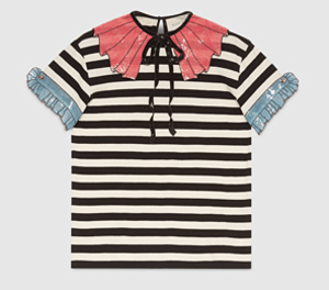GUCCI トロンプルイユ スパンコール Tシャツ