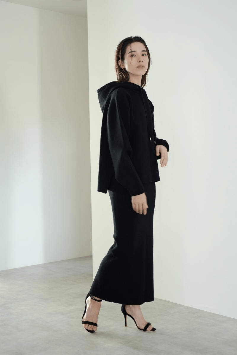 maison de Dolce. ニットパーカー【black】