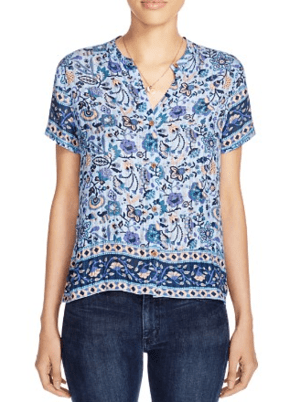 Scotch & Soda Floral Print Top