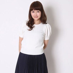 And Couture ボリューム袖ニットプルオーバー