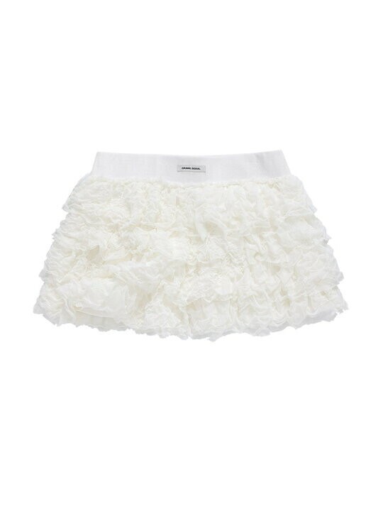 CRANK CANCAN FRILL MINI SKIRT