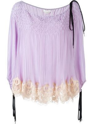Chloé レースヘム ブラウス
