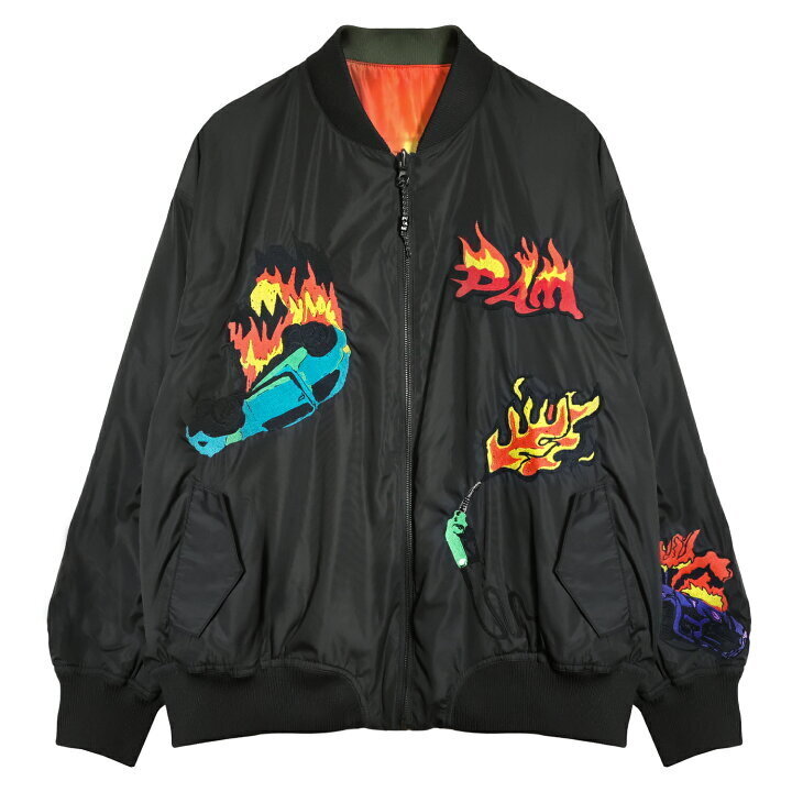 P.A.M. ENGULFED REVERSIBLE BOMBER JACKET
