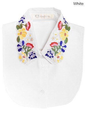 Chesty Organdie Flower Collar