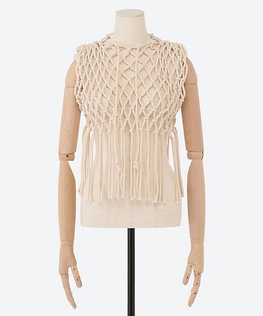 HYKE ＲＯＰＥ　ＮＥＴ　ＣＲＯＰＰＥＤ　ＴＯＰ