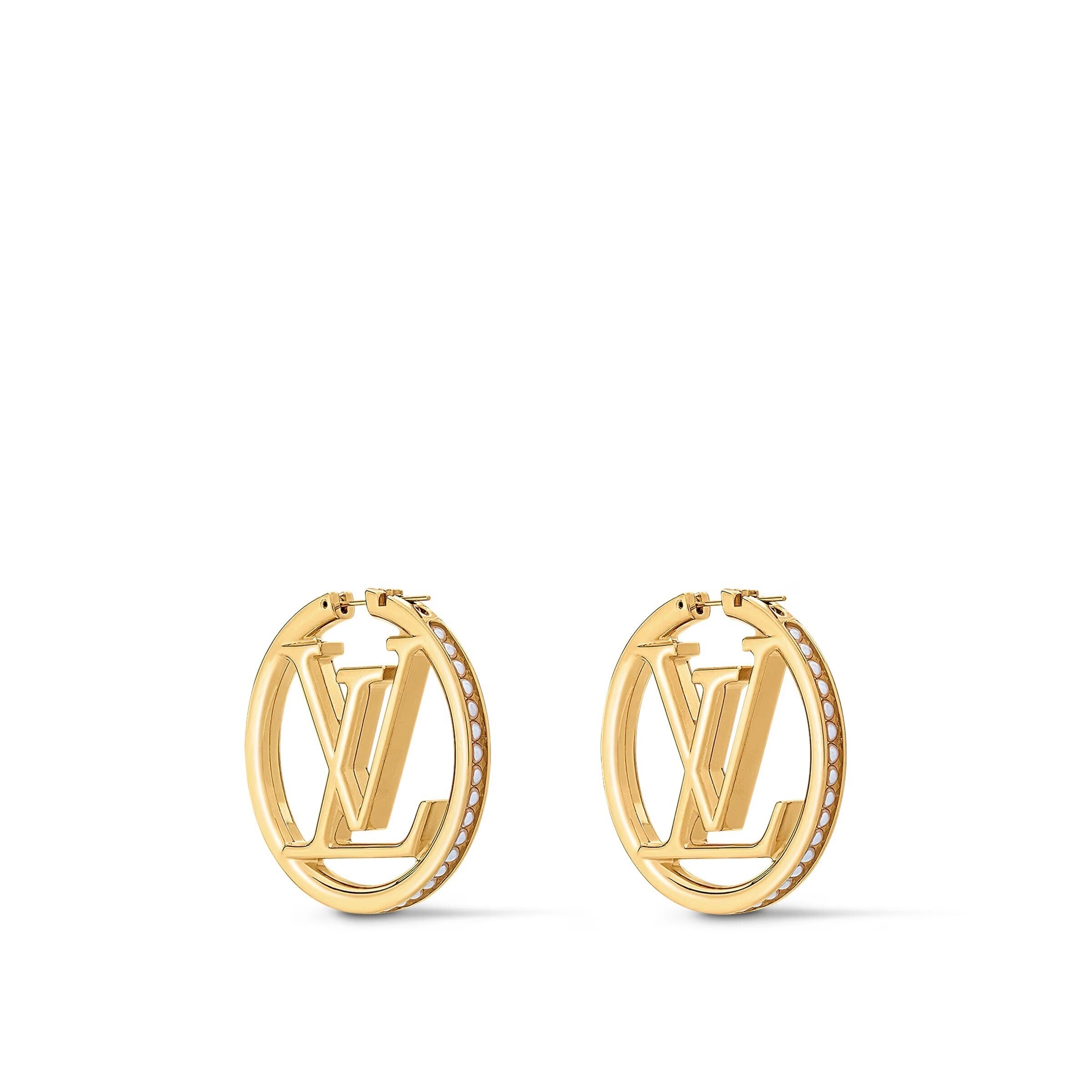 LOUIS  VUITTON ピアス･フープ ルイーズ パール