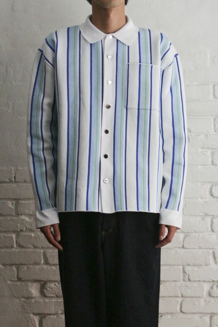 JACQUEMUS LA CHEMISE MAILLE POLO