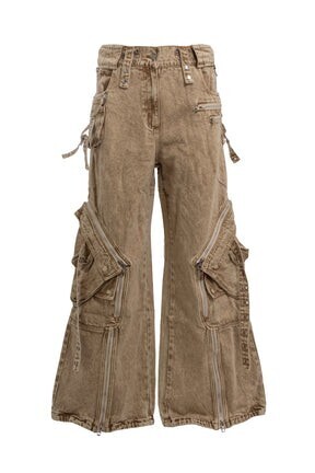 NO/FAITH STUDIOS CARGO DENIM PANTS
