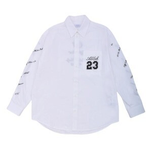 OFF-WHITE 23 LOGO HEAVYCOT OVERSHIRT