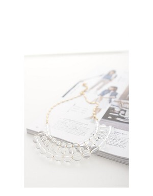raffia 【JC2071】Jewel Casket / バブルパヴェネックレス