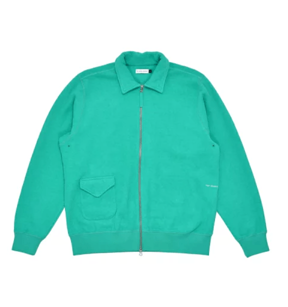 POP TRADING COMPANY POP TRADING COMPANY "Full Zip Sweat" - Peacock Green