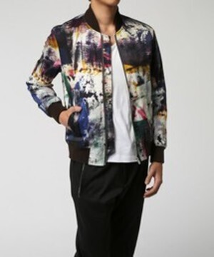 Paul Smith BACKING CLOTH PRINT MA-1 / 253305 187P