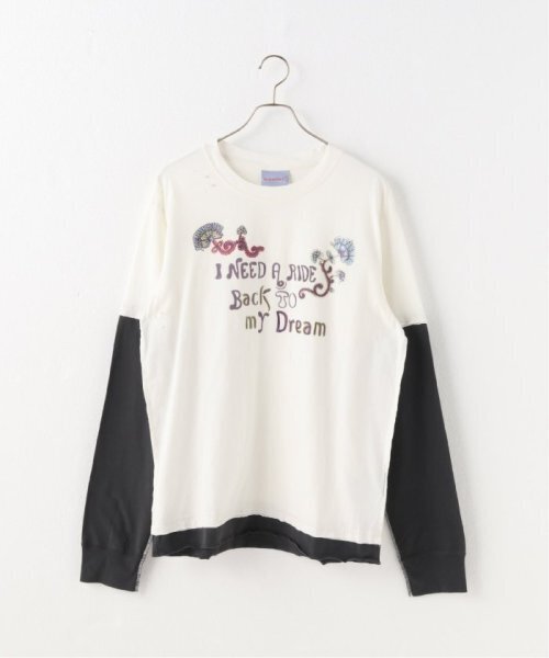 BLUEMARBLE My dream layered ls t－shirt