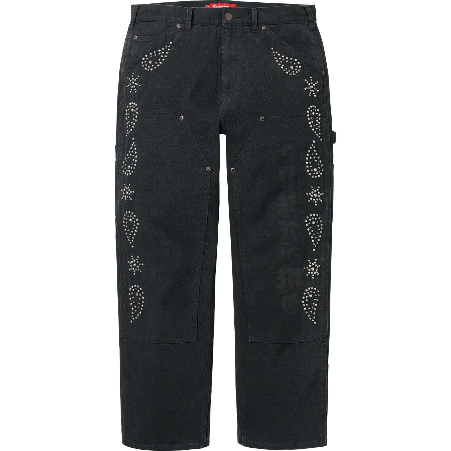 Supreme Paisley Studded Double Knee Painter Pant