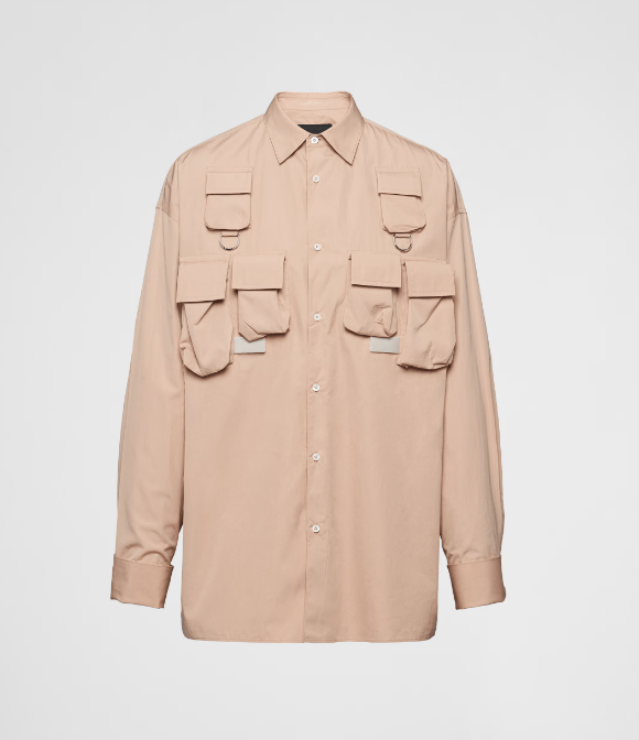 PRADA スプレッドカラー シャツ