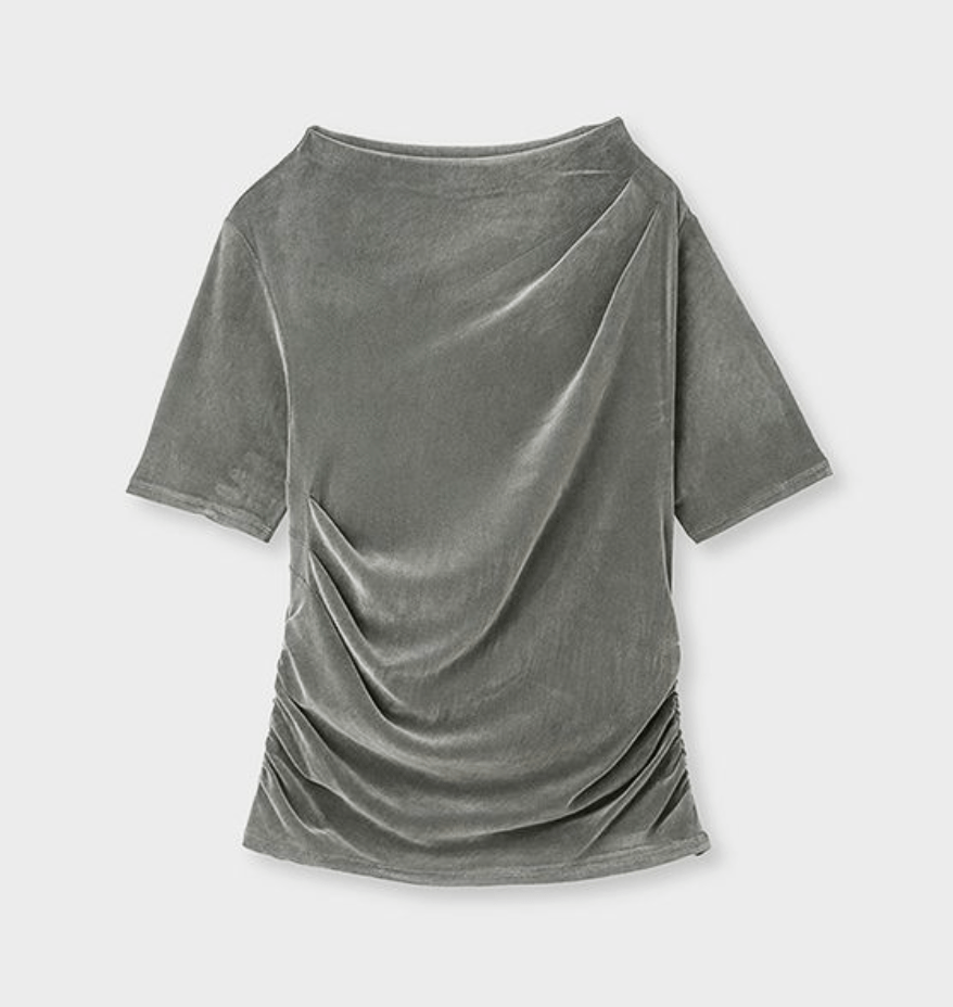 MIESROHE フロッキーチュール半袖ＴＯＰＳ