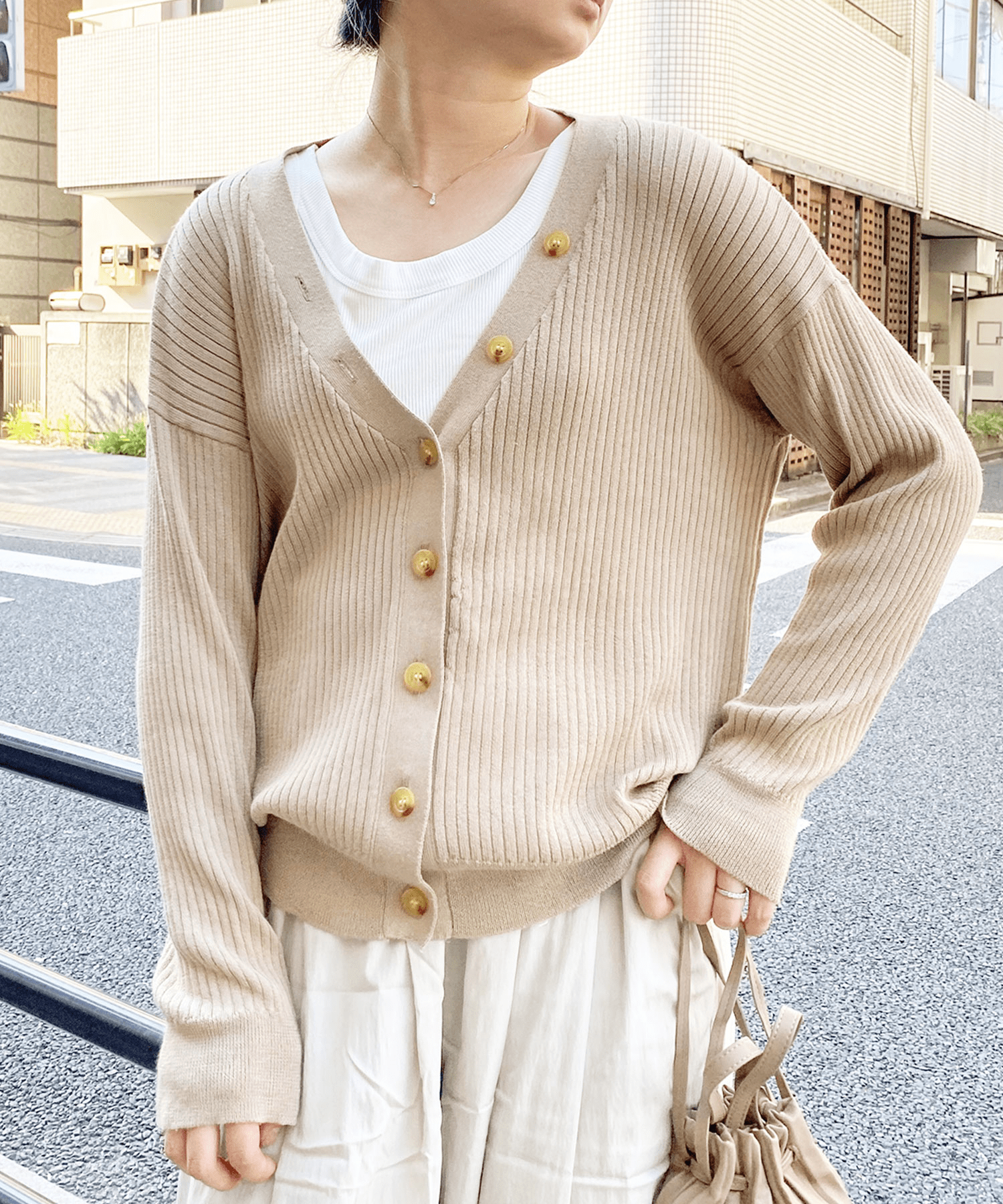 fav store 【w.r.k】リブカーディガン