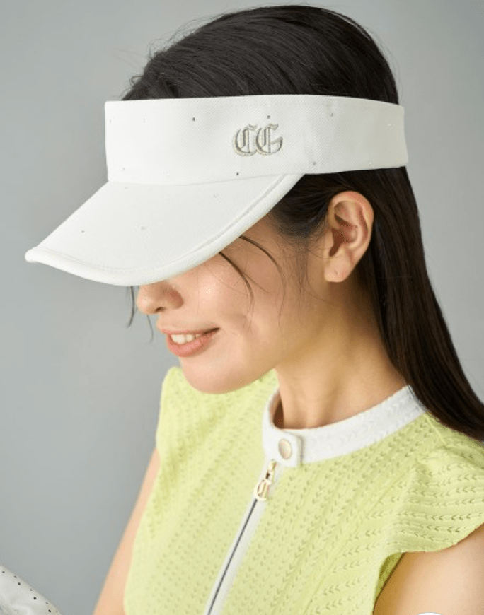 CELFORD 【CELFORD GOLF】　ラインストーンサンバイザー
