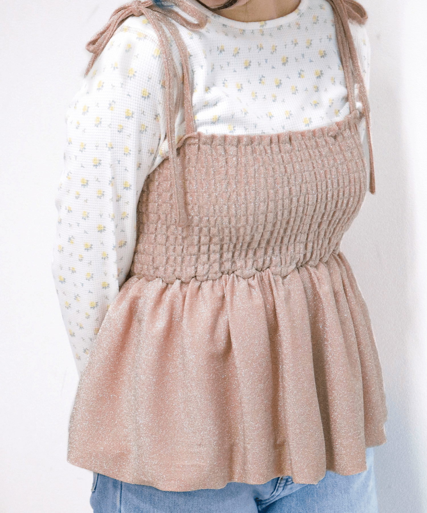 fav store remelulu ラメバルーンキャミ