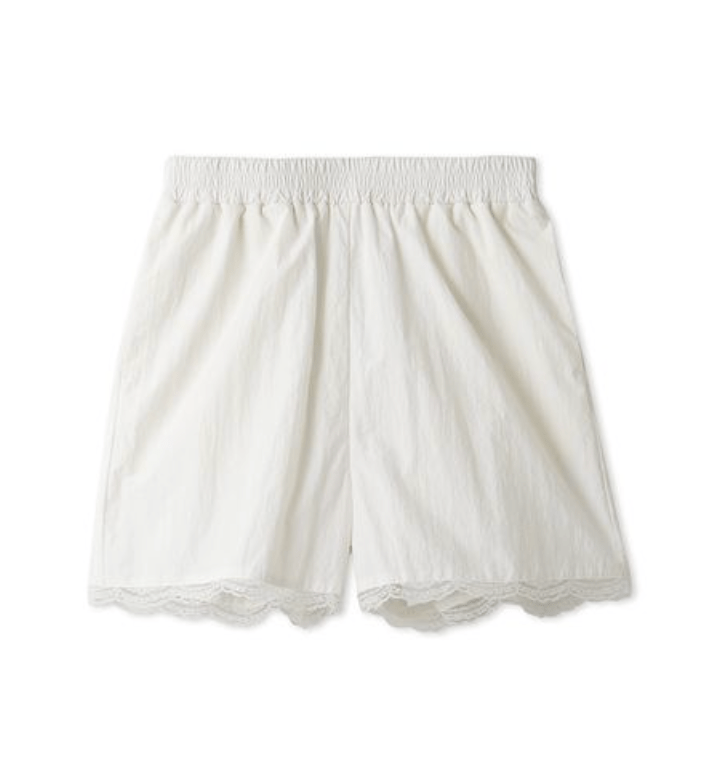 Lily Brown レーストリムショートパンツ
