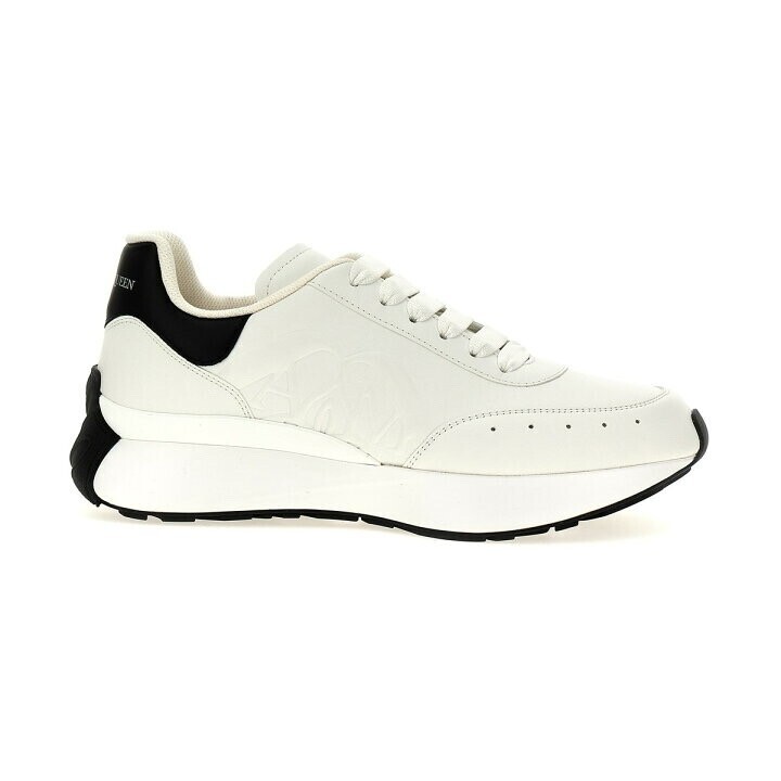 Alexander McQueen Sprint Runner' nappa and suede sneakers