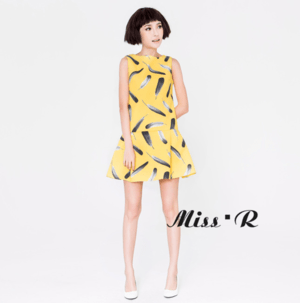 Miss R 【op380】Miss R / Aラインミニワンピース