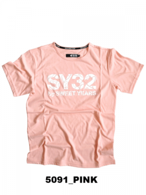 SY32 by SWEET YEARS 【5091】ハートインロゴTシャツ