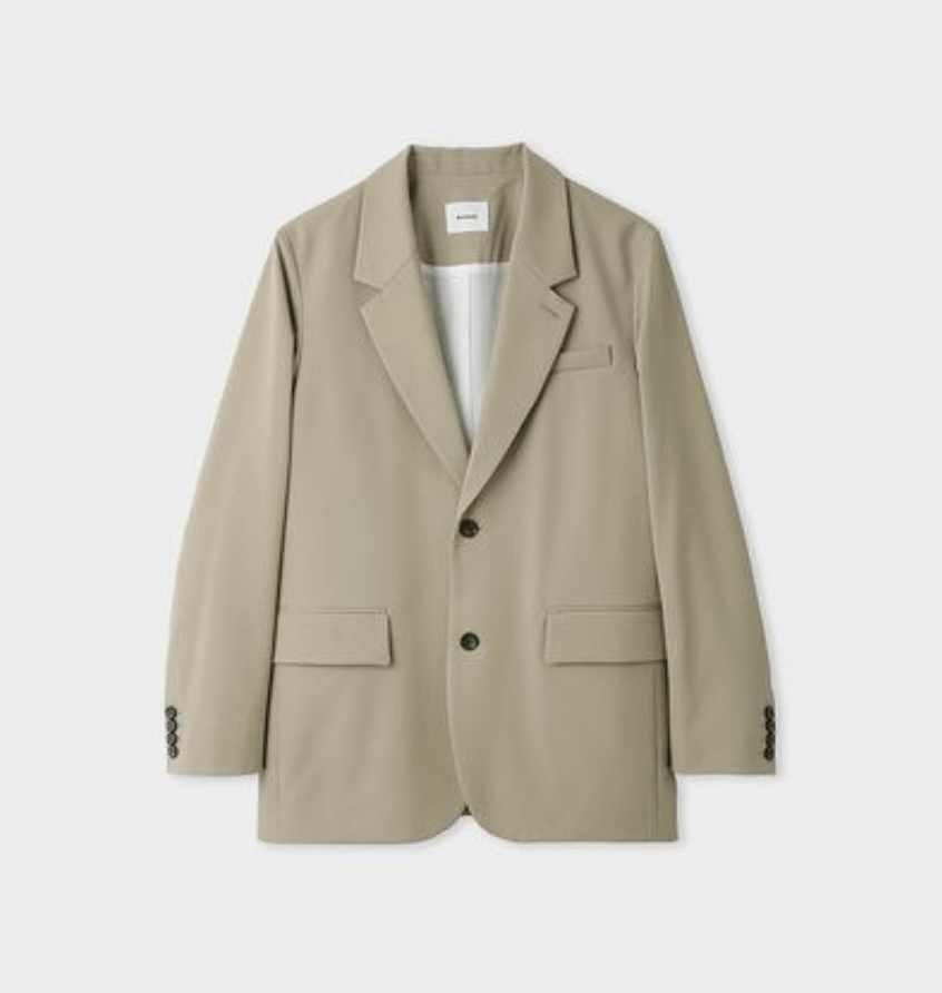 MIESROHE リラクシーシングルブレストジャケット