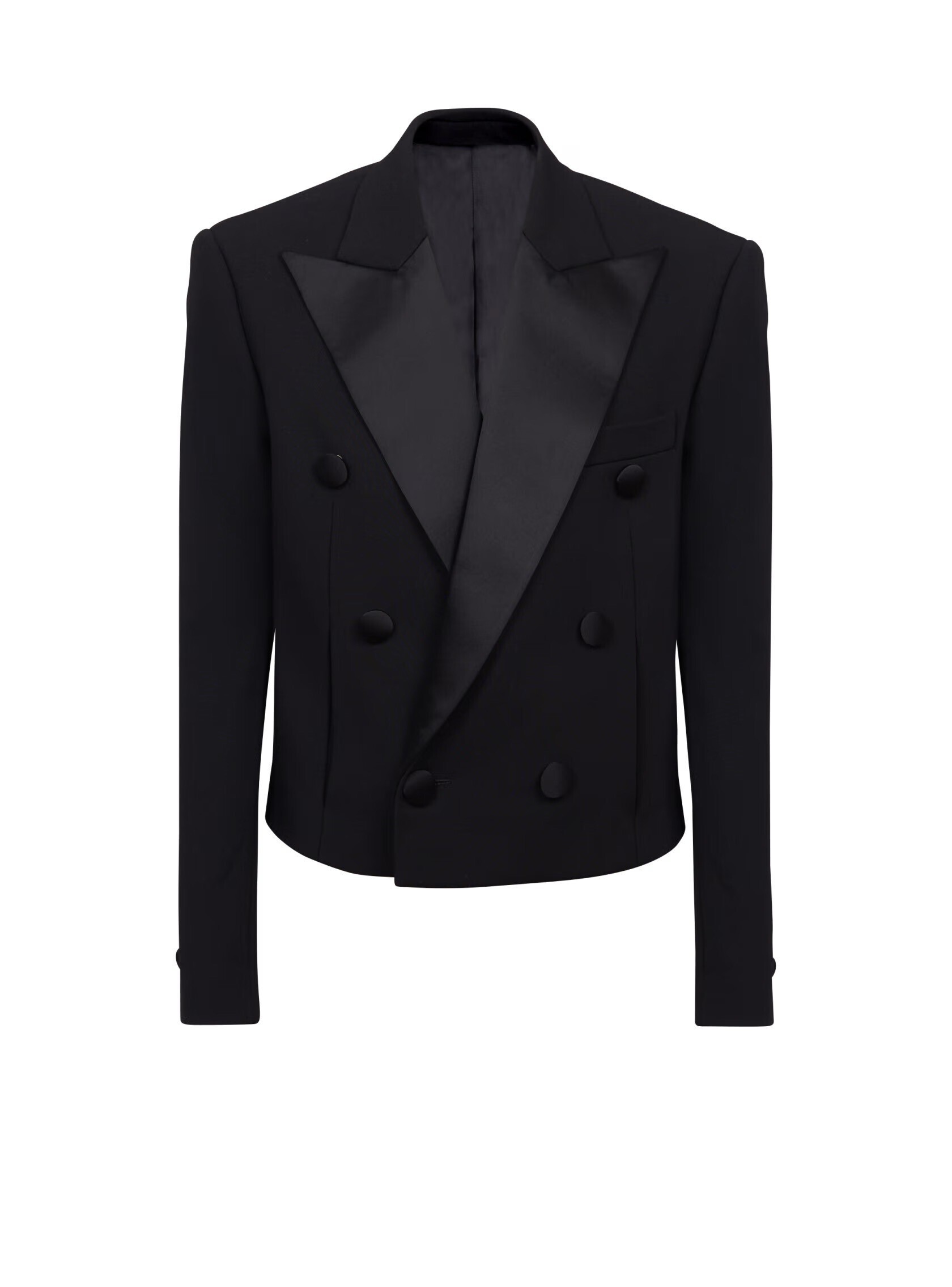 BALMAIN ダブルクレープ スペンサージャケット