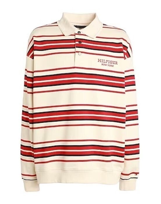 TOMMY HILFIGER ロゴ ストライプ スウェット