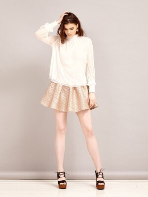 sister jane Carmine Swing Skirt