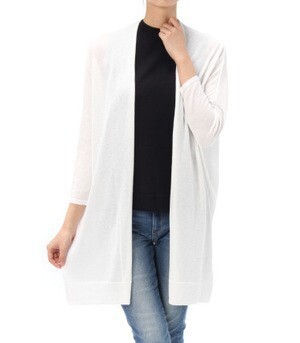 AZUL by moussy 《SALE》UVミリオンアイス長袖ロングガウン