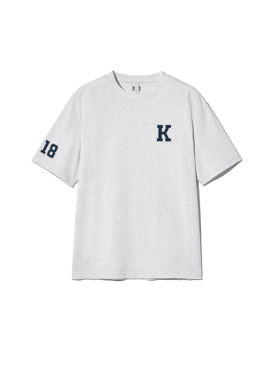 kijun K18 T-SHIRT MELANGE WHITE