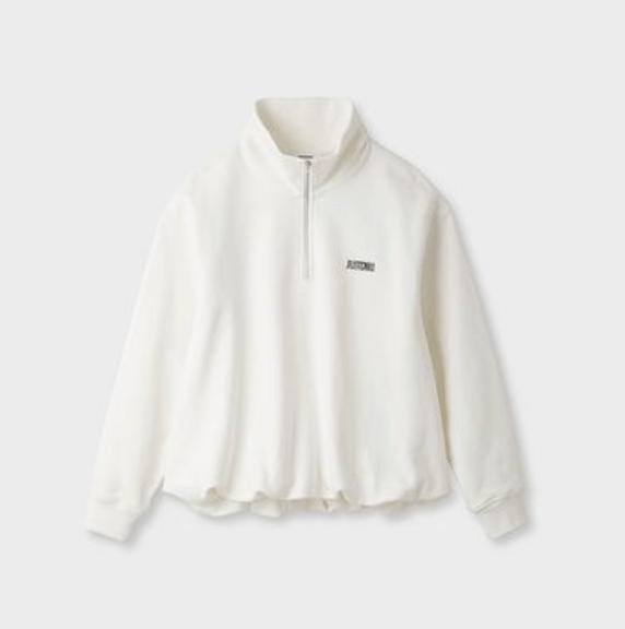 MIESROHE ｏｒｇａｎｉｃ／Ｃハーフジップ裏毛