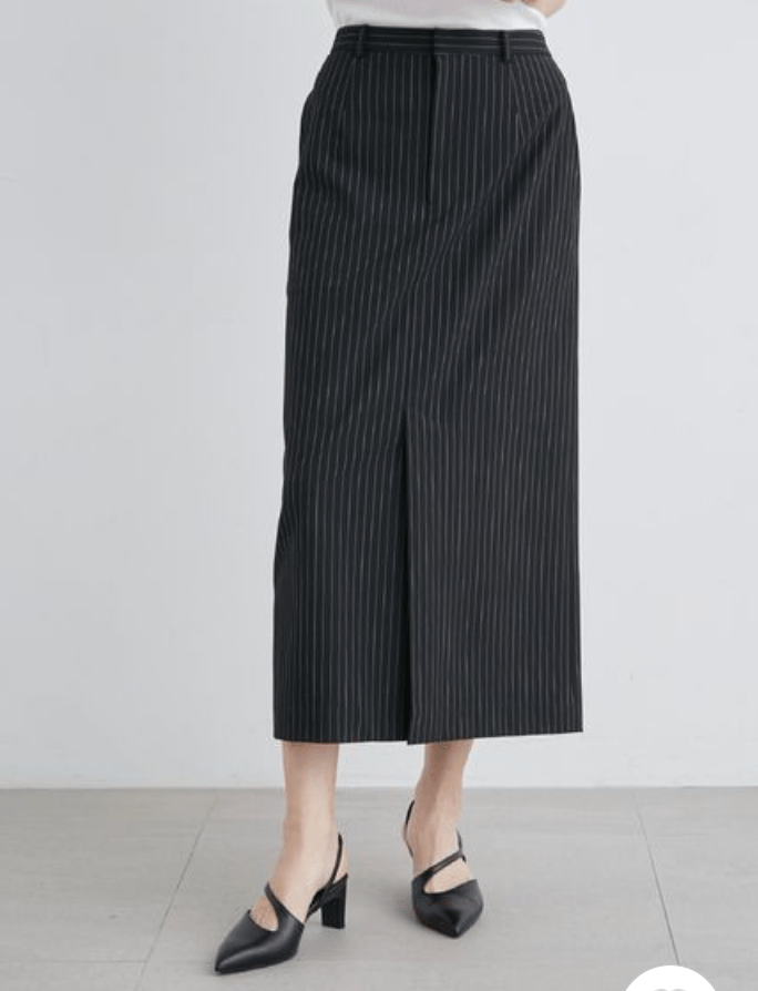 MIESROHE リラクシーペンシルスリットスカート