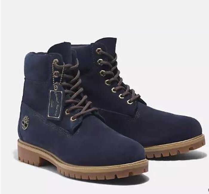 Timberland C.F. Stead Indigo Suede Heritage 6-Inch Boot