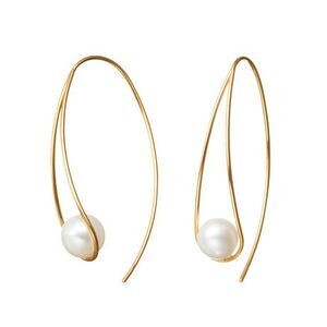 VERITE 【124308060001】VERITE /K10YGパールカーブピアス