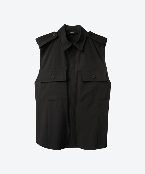 UNTAGE Sleeveless safari shirt