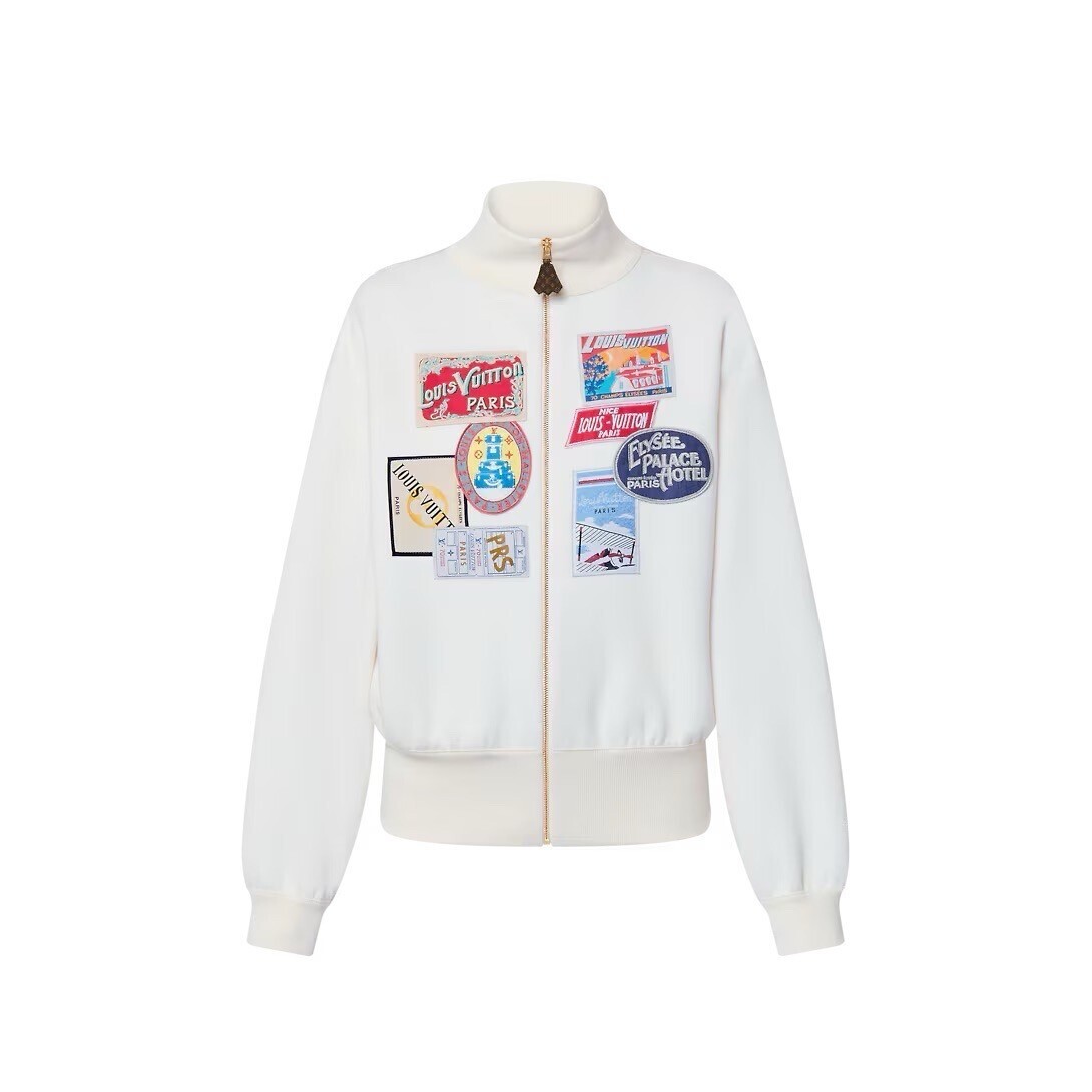 LOUIS VUITTON Elysee Palace Patch Sporty Jacket