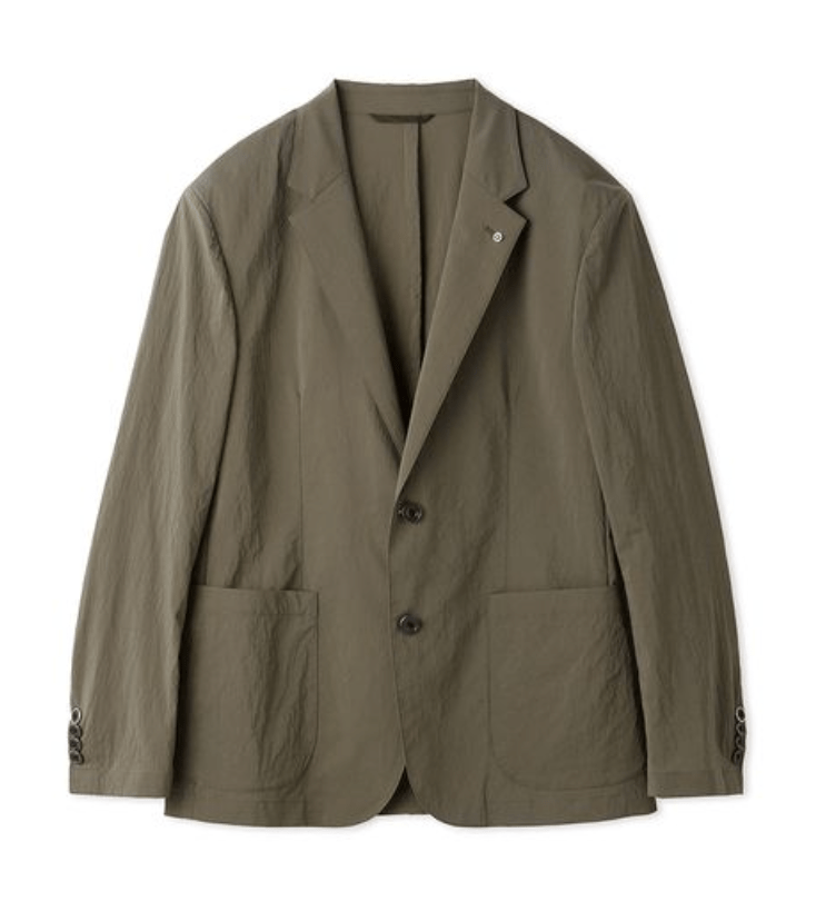 AOURE ナイロンストレッチ SETUP JACKET