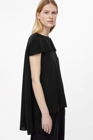 COS Top with cape detail
