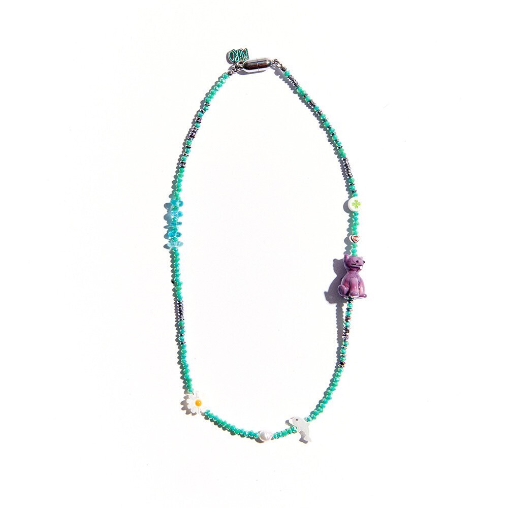 NiRO SERENDIPITY DAiSY ANiMAL BEADS NECKLACE #72