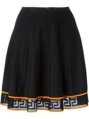 Versace コントラストヘム スカート