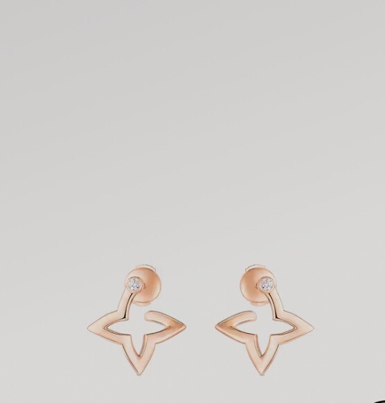 LOUIS VUITTON Ombre Blossom Mini Hoops
