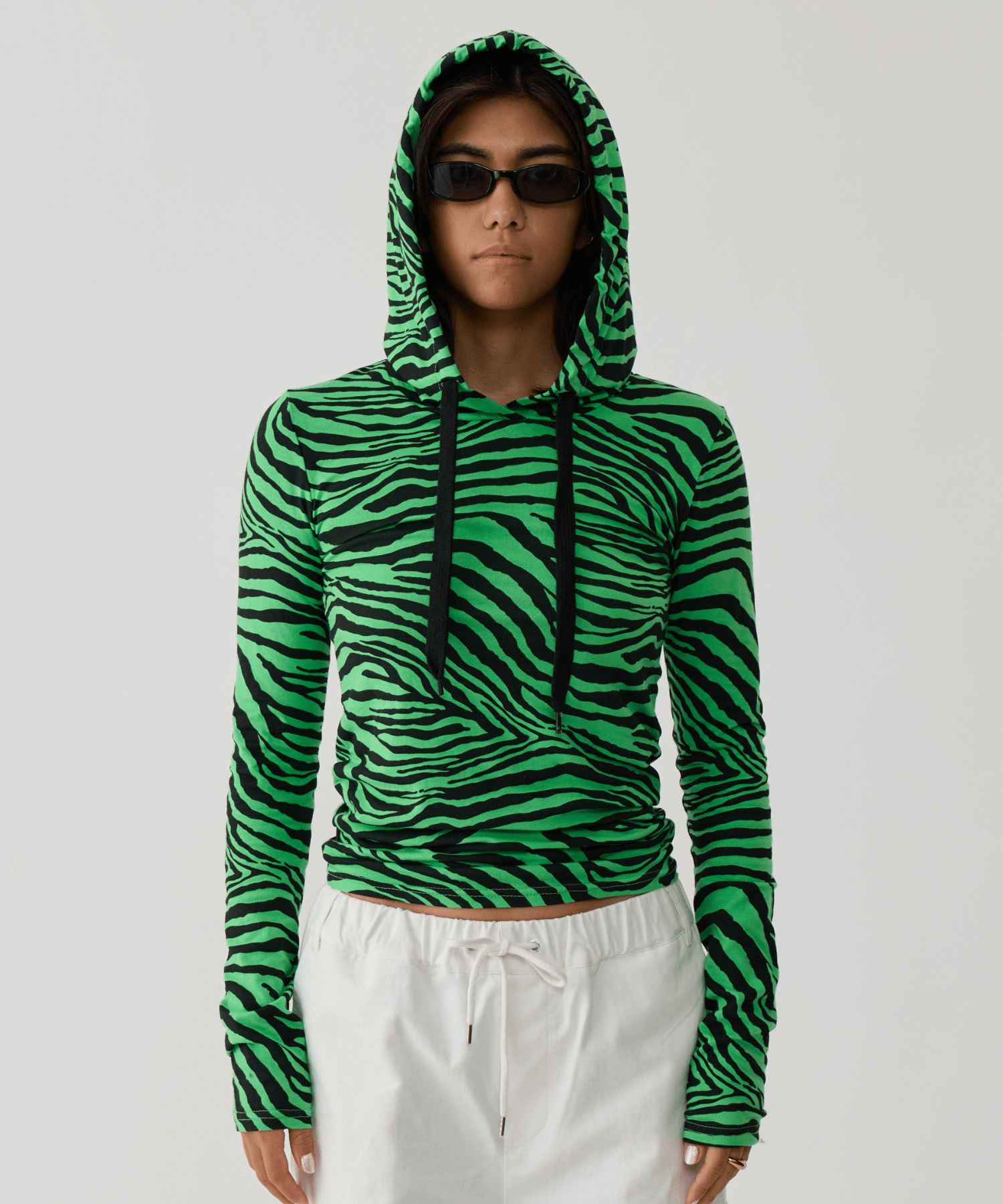 perky room 【BEEDEN】ZEBRA PRINT HOODIE