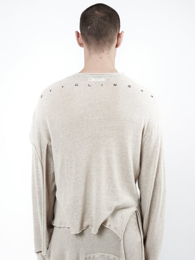 OTTOLINGER Deconstructed Linen Longsleeve