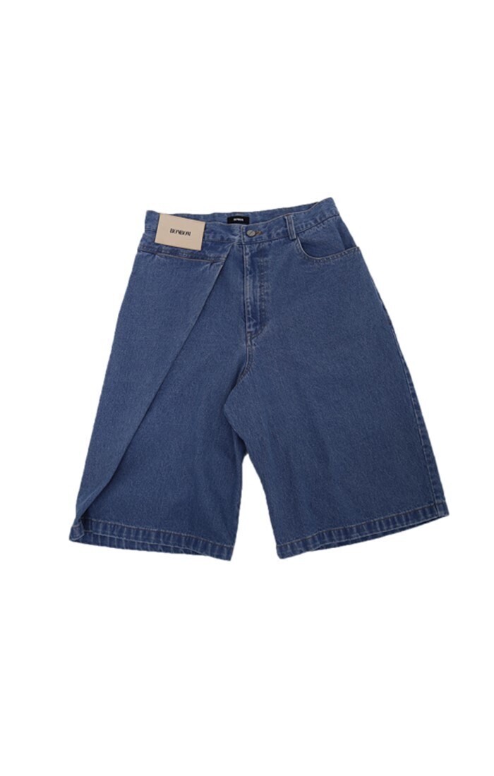BONBOM TUCKED BERMUDA PANTS